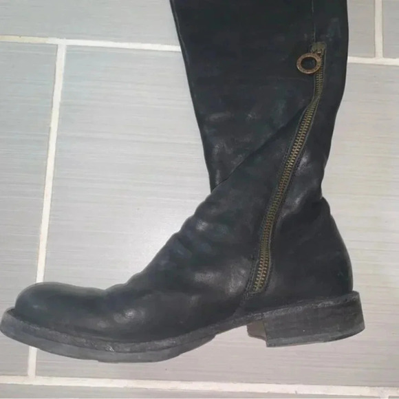 Fiorentini + Baker Emma Eternity Leather Knee High Boots in Nero Cusna 37 - Picture 9 of 11